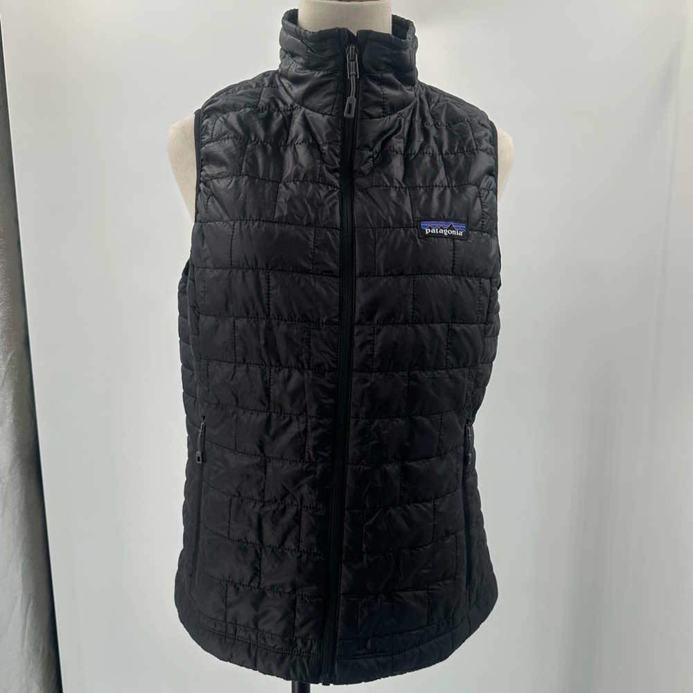 NWT Patagonia Nano Puff Black Quilted Women's Insulated Vest Medium - Picture 3 of 16